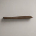 Mensola da parete sospesa rettangolare marrone noce in MDF melaminico, 80 × 20 × 3,8 cm
